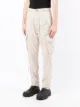 Masnada high-waisted cotton cargo trousers