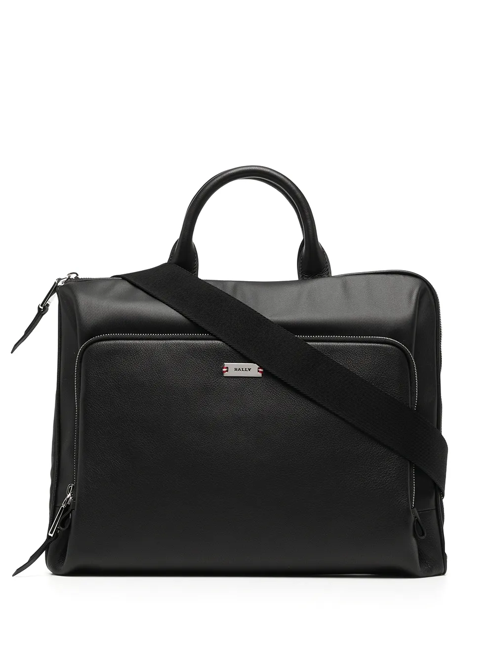 

Bally logo-plaque laptop case - Black