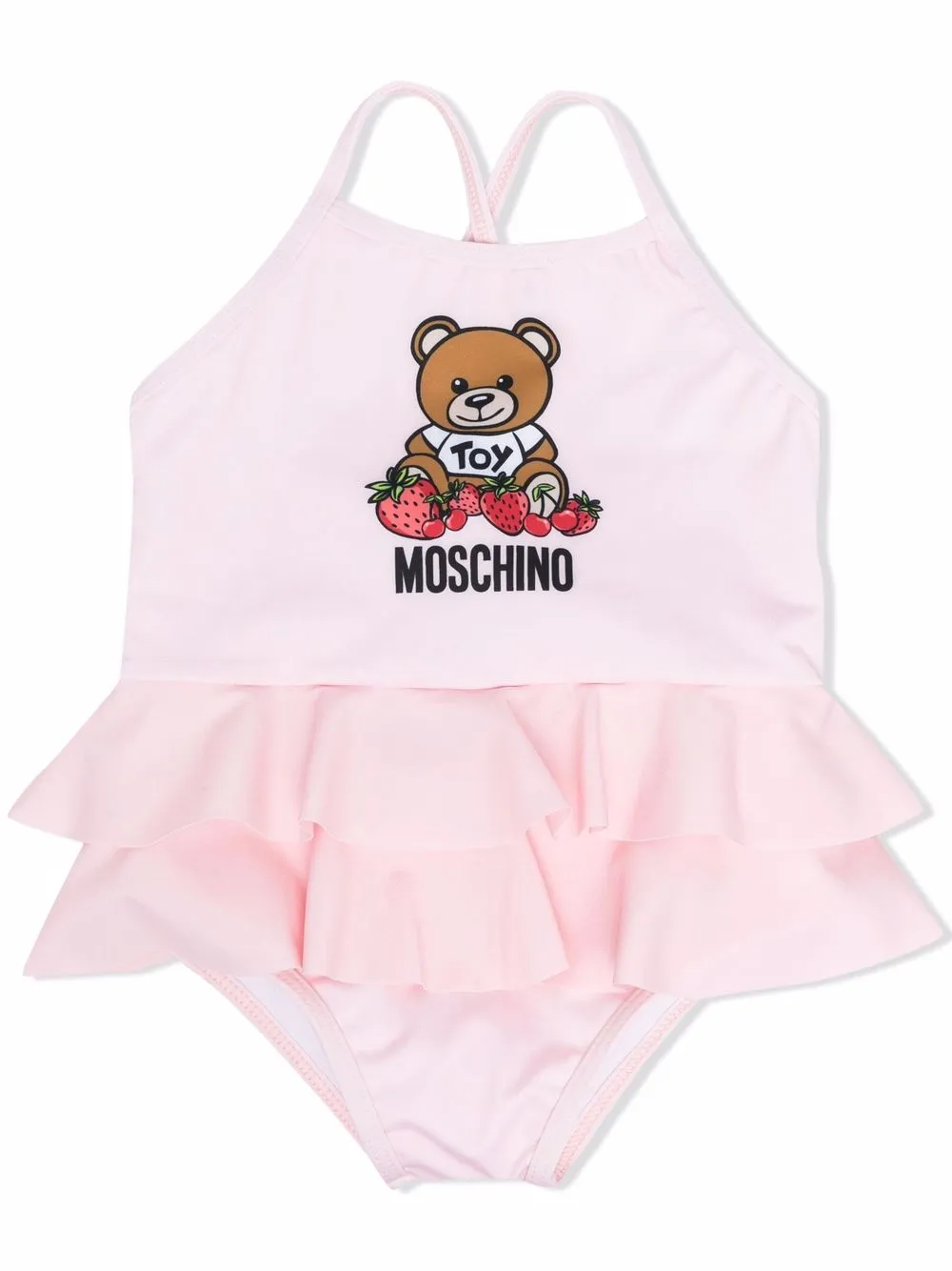 фото Moschino kids купальник с принтом toy bear