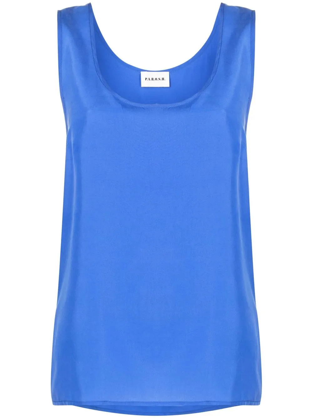

P.A.R.O.S.H. silk tank top - Blue