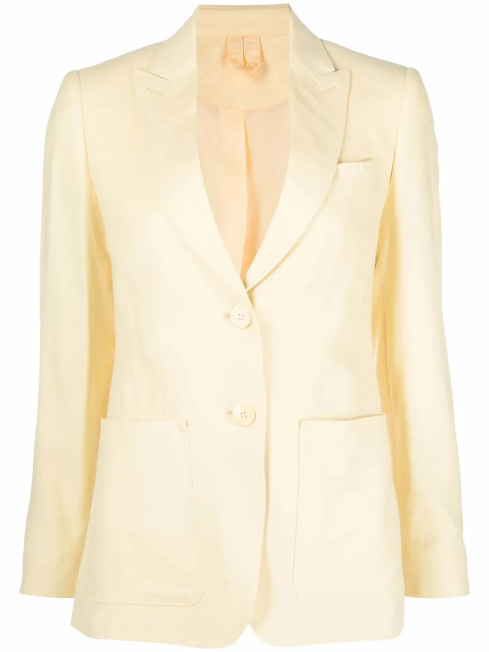 Max Mara blazer con botones | amarillo | Image 1