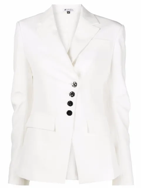 Krizia asymmetric single-breasted blazer