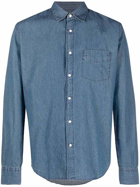 ASPESI pocket button-up denim shirt 