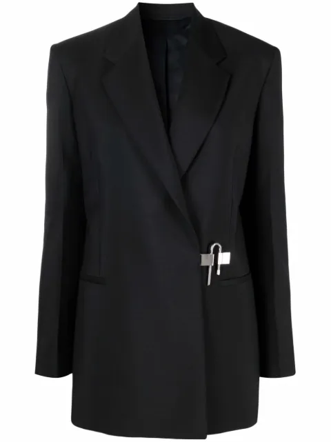 Givenchy padlock-detail wool blazer