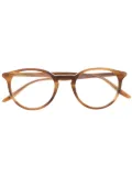 Barton Perreira Princeton round-frame glasses - Brown