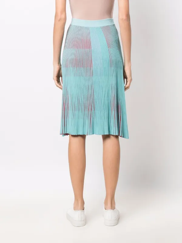 ワンピース EMPORIO ARMANI Women Mid Skirts EW001538TE14039UB115 BLUE Emporio Armani Pleated Midi Skirt | Blue | FARFETCH