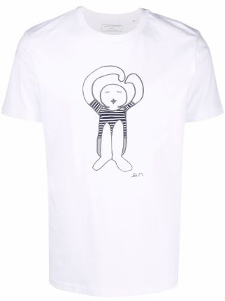 Société Anonyme graphic-print Cotton T-shirt - Farfetch