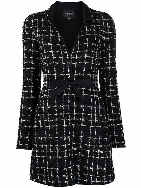 Giambattista Valli bow-detail bouclé dress