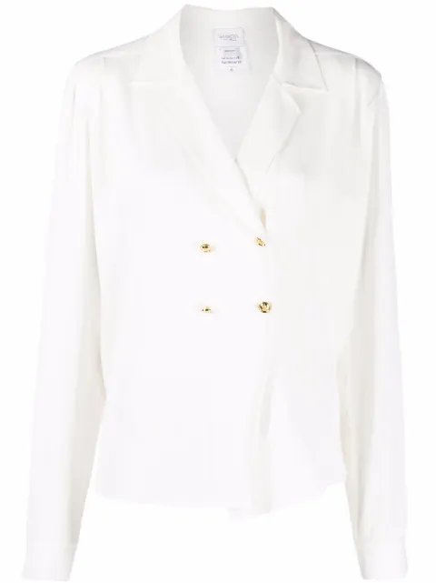 Giambattista Valli double-breasted long-sleeve shirt