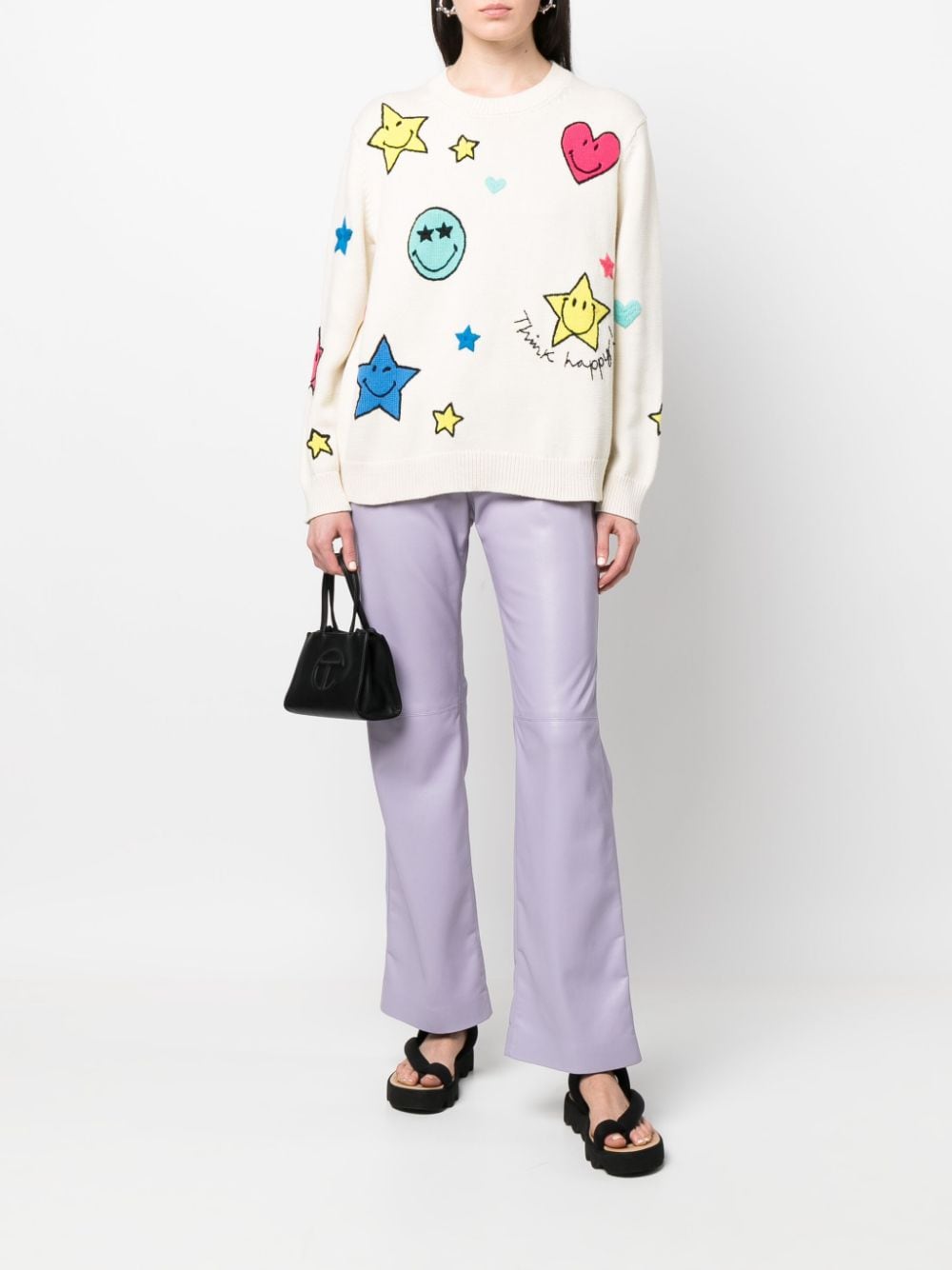 Chinti And Parker SmileyWorld® Embroidered Smiley Jumper - Farfetch