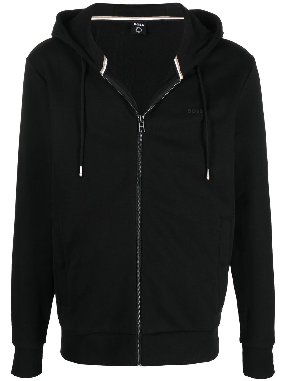 BOSS chest logo-print hoodie | Smart Closet