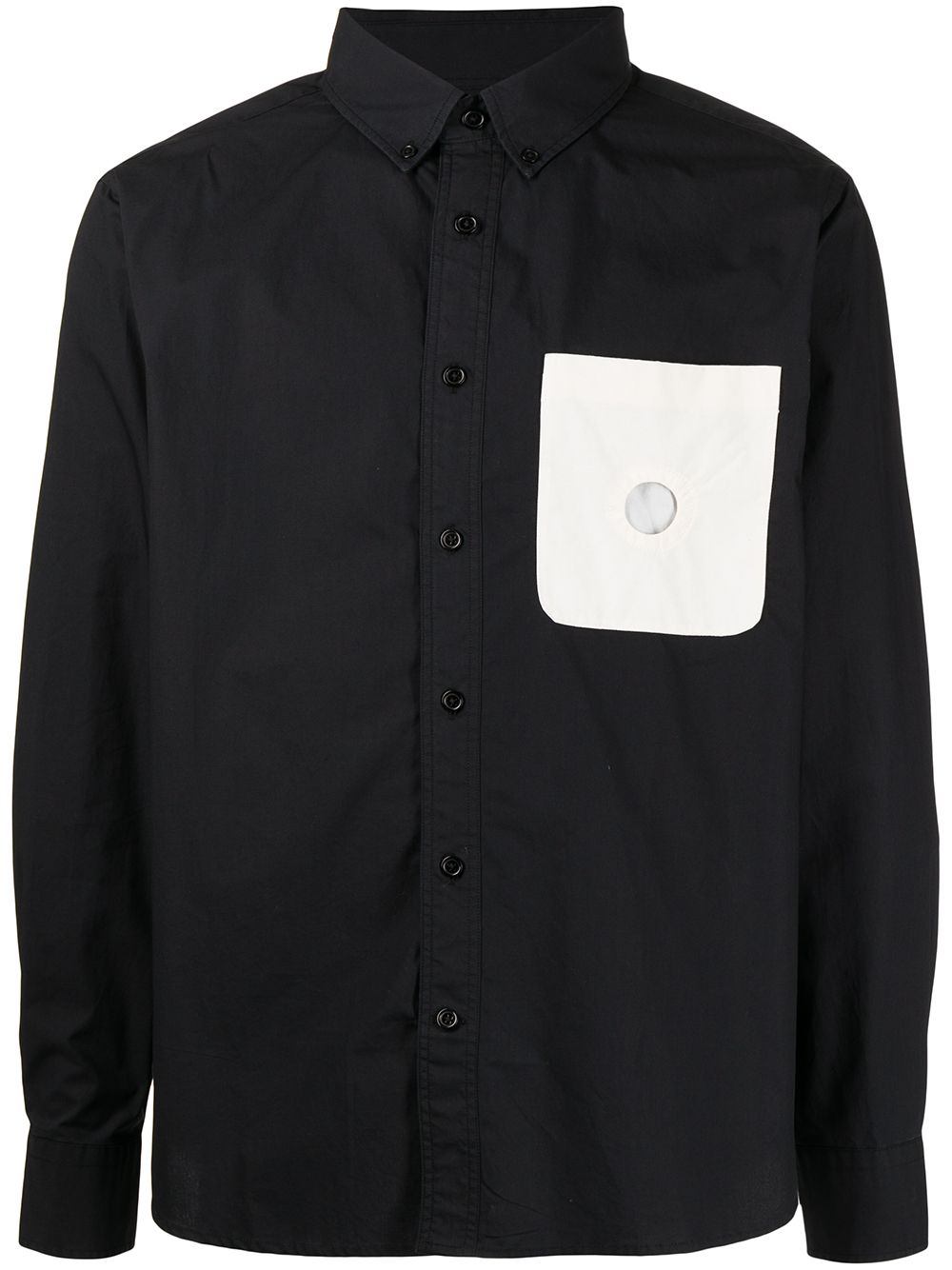 

Craig Green camisa con bolsillo de parche en el pecho - Negro