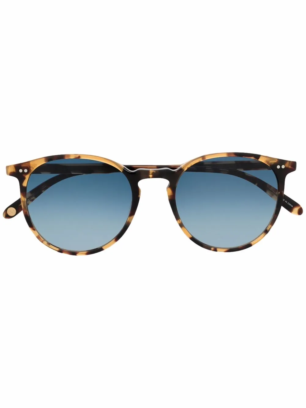 

Garrett Leight round-frame sunglasses - Neutrals