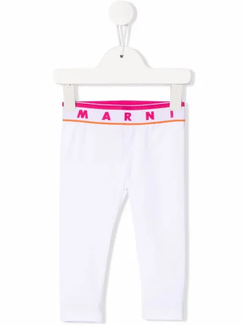 Marni Kids ليغينغ بطبعة شعار الماركة