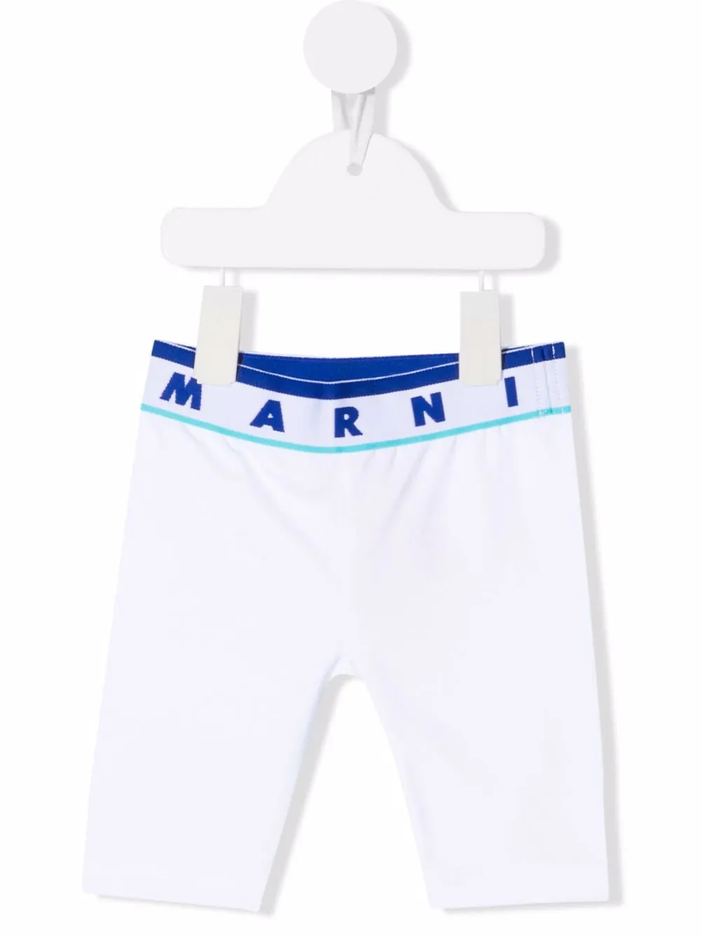 

Marni Kids leggins con logo en la pretina - Blanco