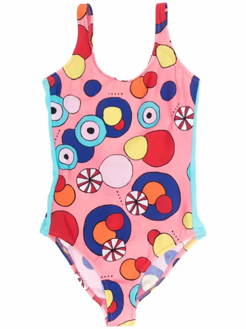 Marni Kids abstract-print swimsuit