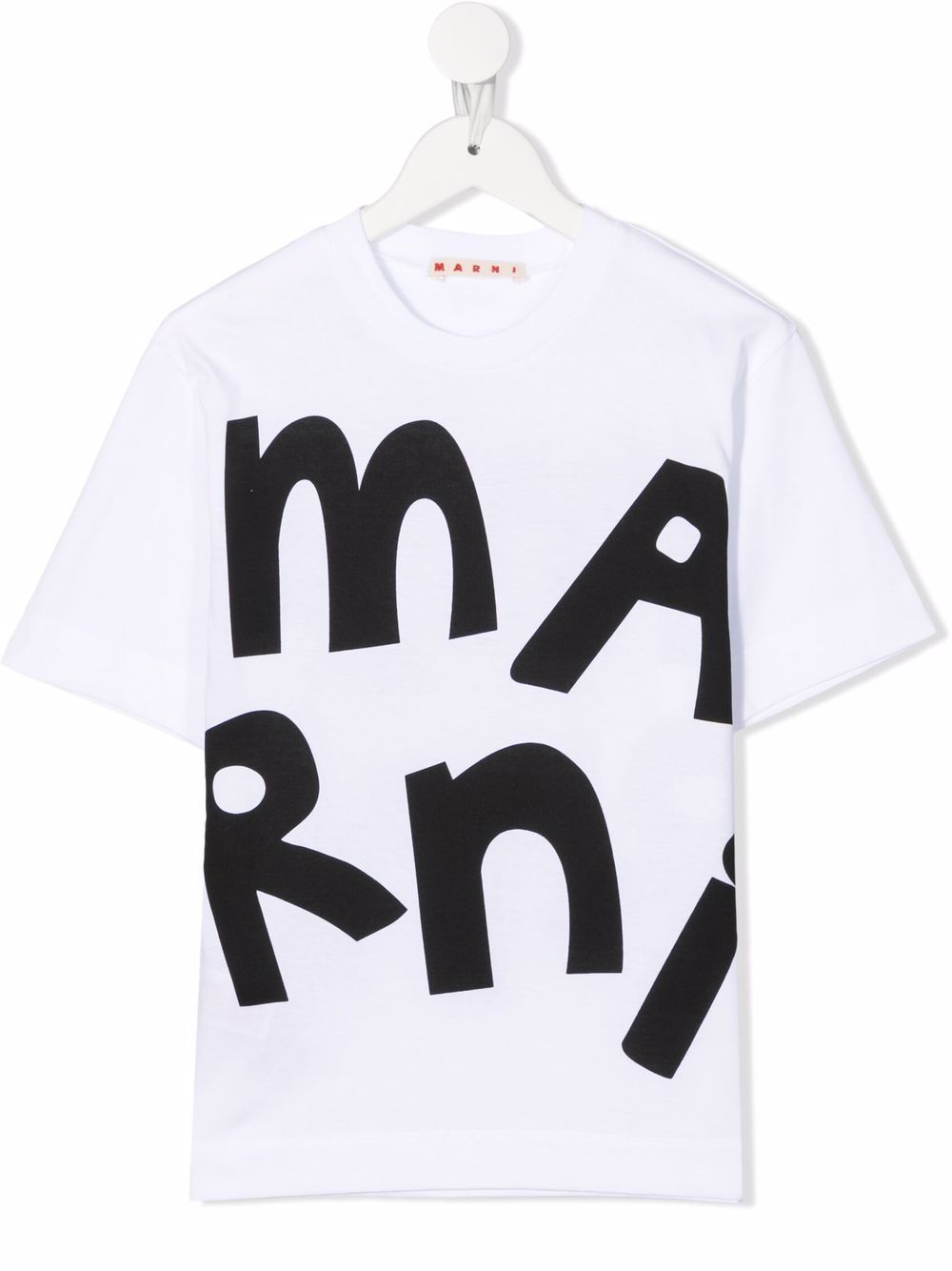 

Marni Kids logo-print cotton T-shirt - White