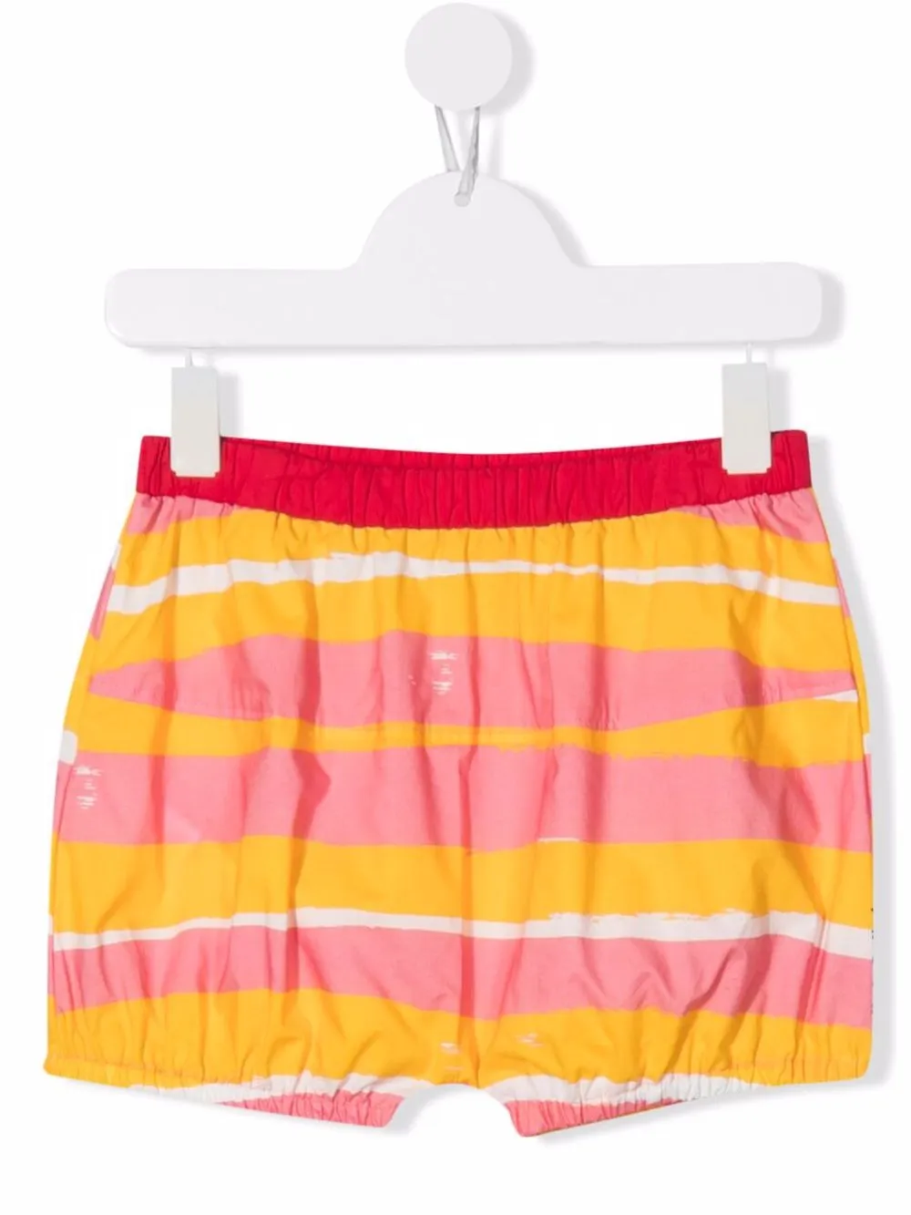 

Marni Kids shorts elásticos con rayas estampadas - Rosado