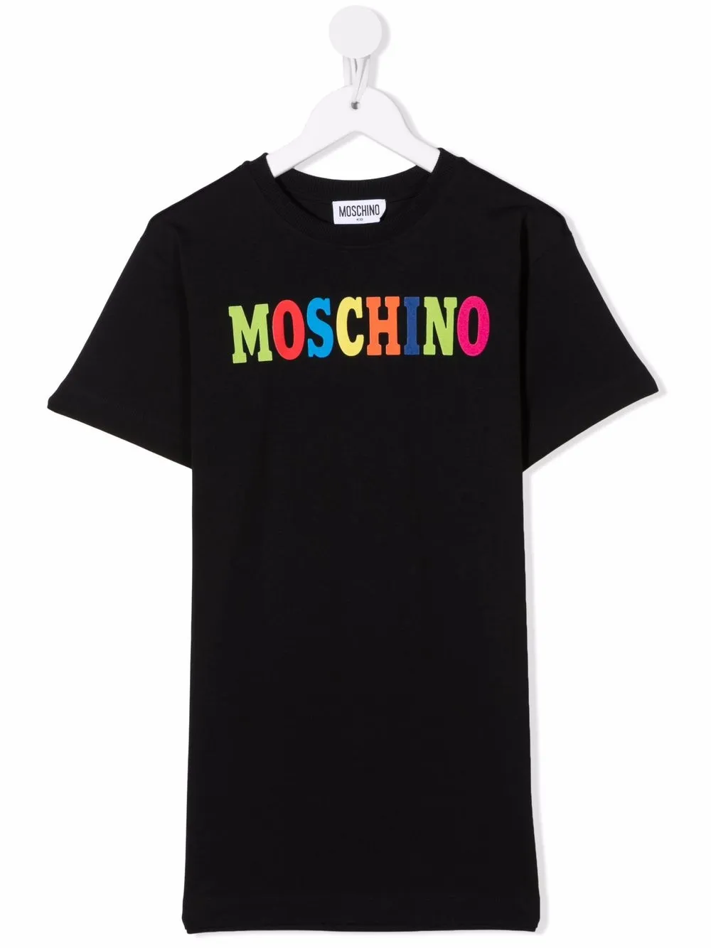 фото Moschino kids платье-футболка с логотипом