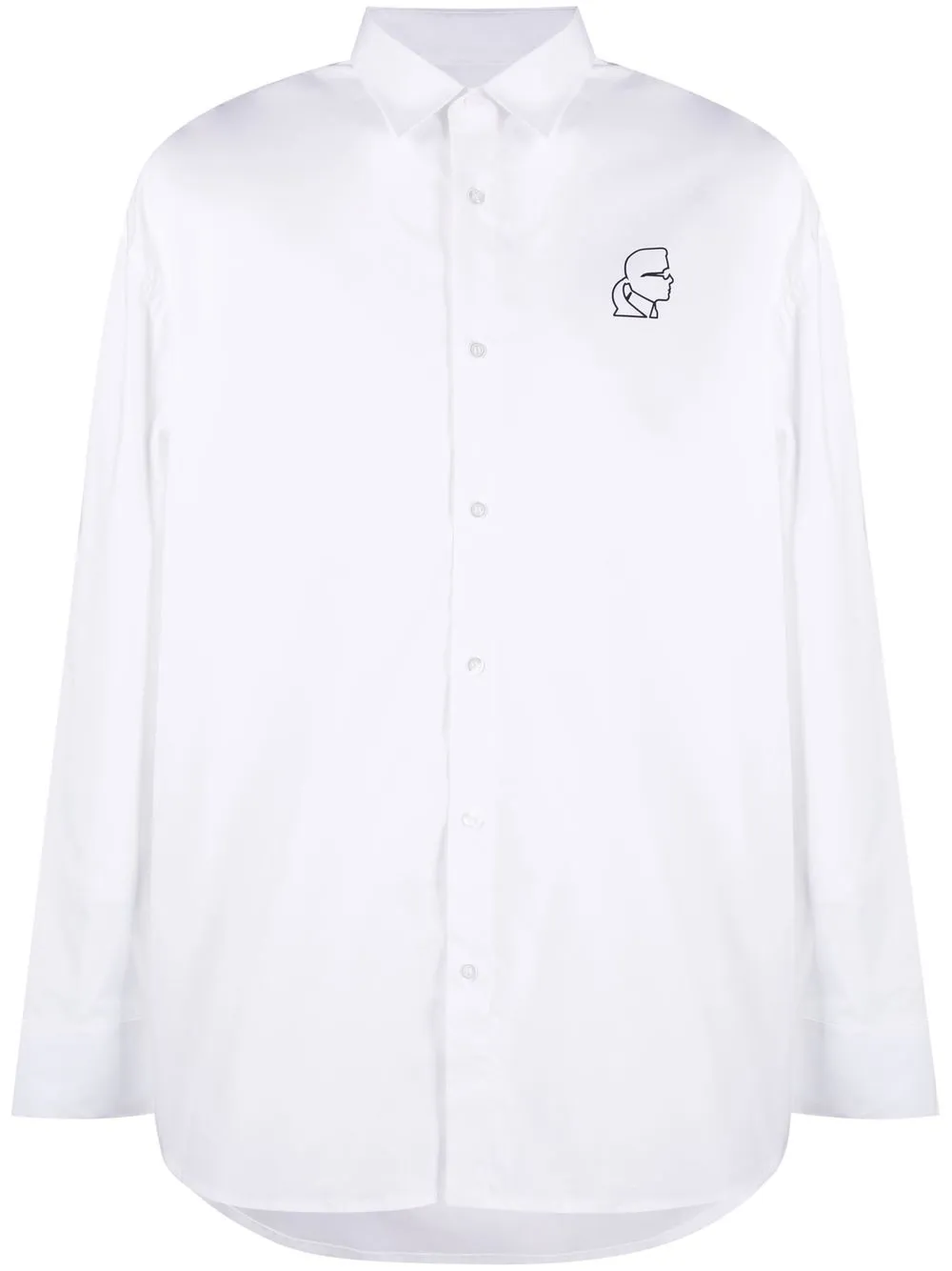 chest logo-print shirt