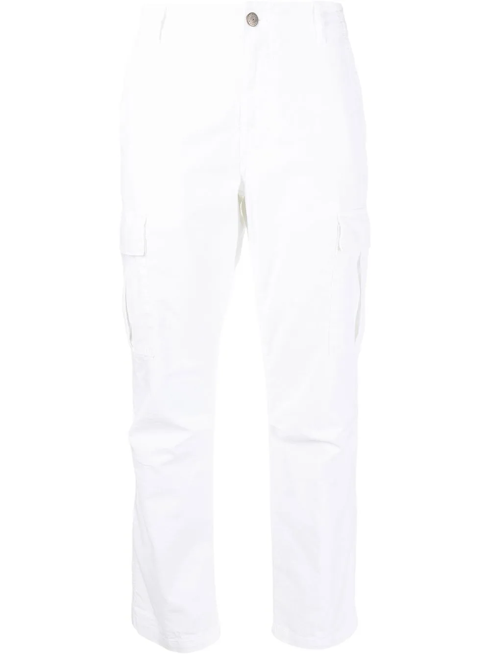 

P.A.R.O.S.H. pantalones cargo con tiro medio - Blanco