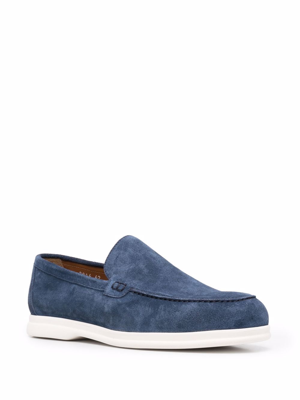 фото Doucal's logo slip-on loafers