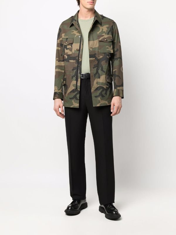 military print jacket mens