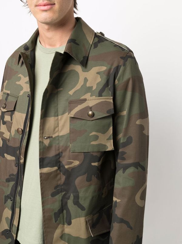 military print jacket mens