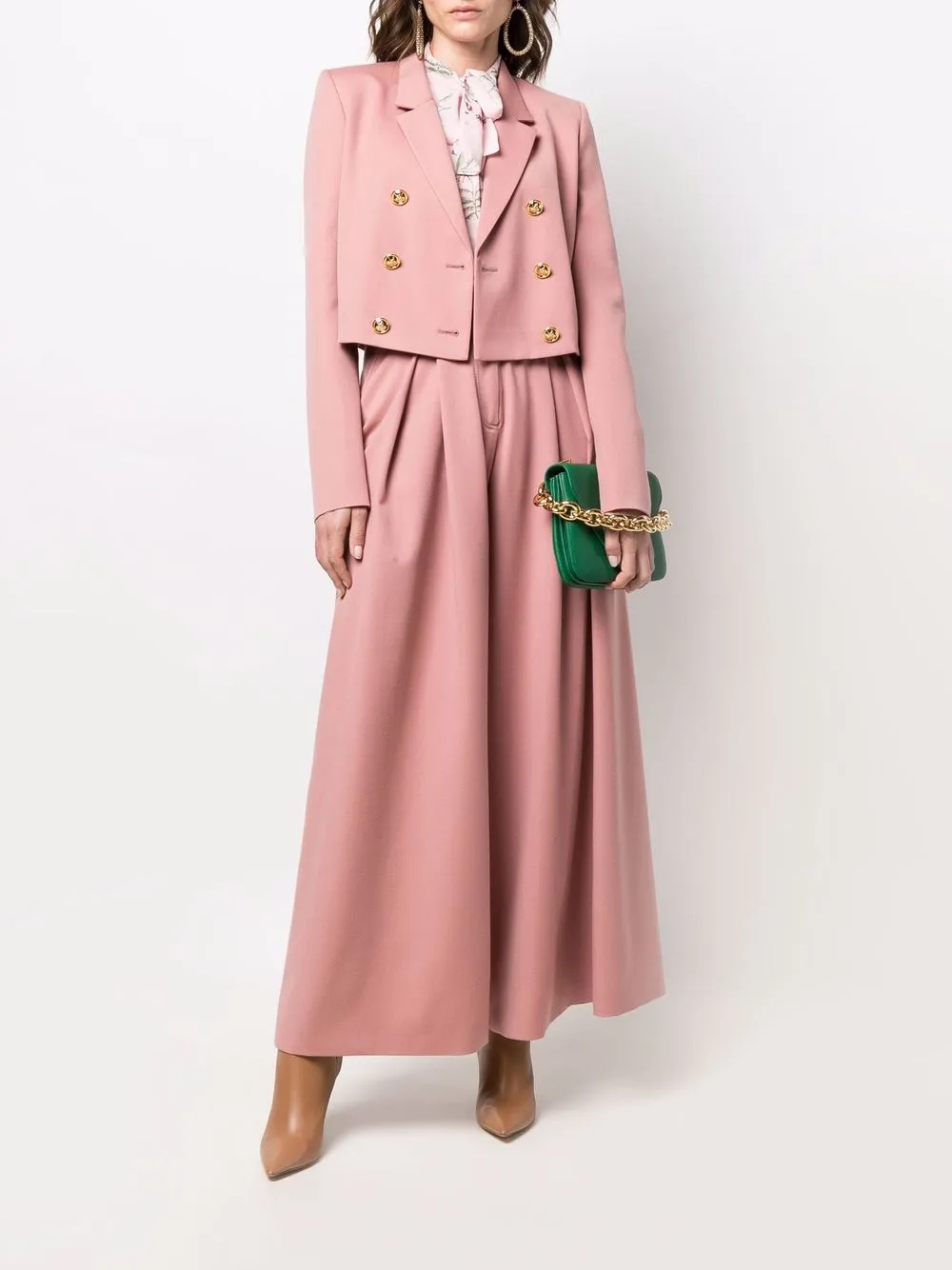 Giambattista Valli High waist broek - Roze