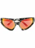 Balenciaga Eyewear Xpander cat-eye frame sunglasses - Grey