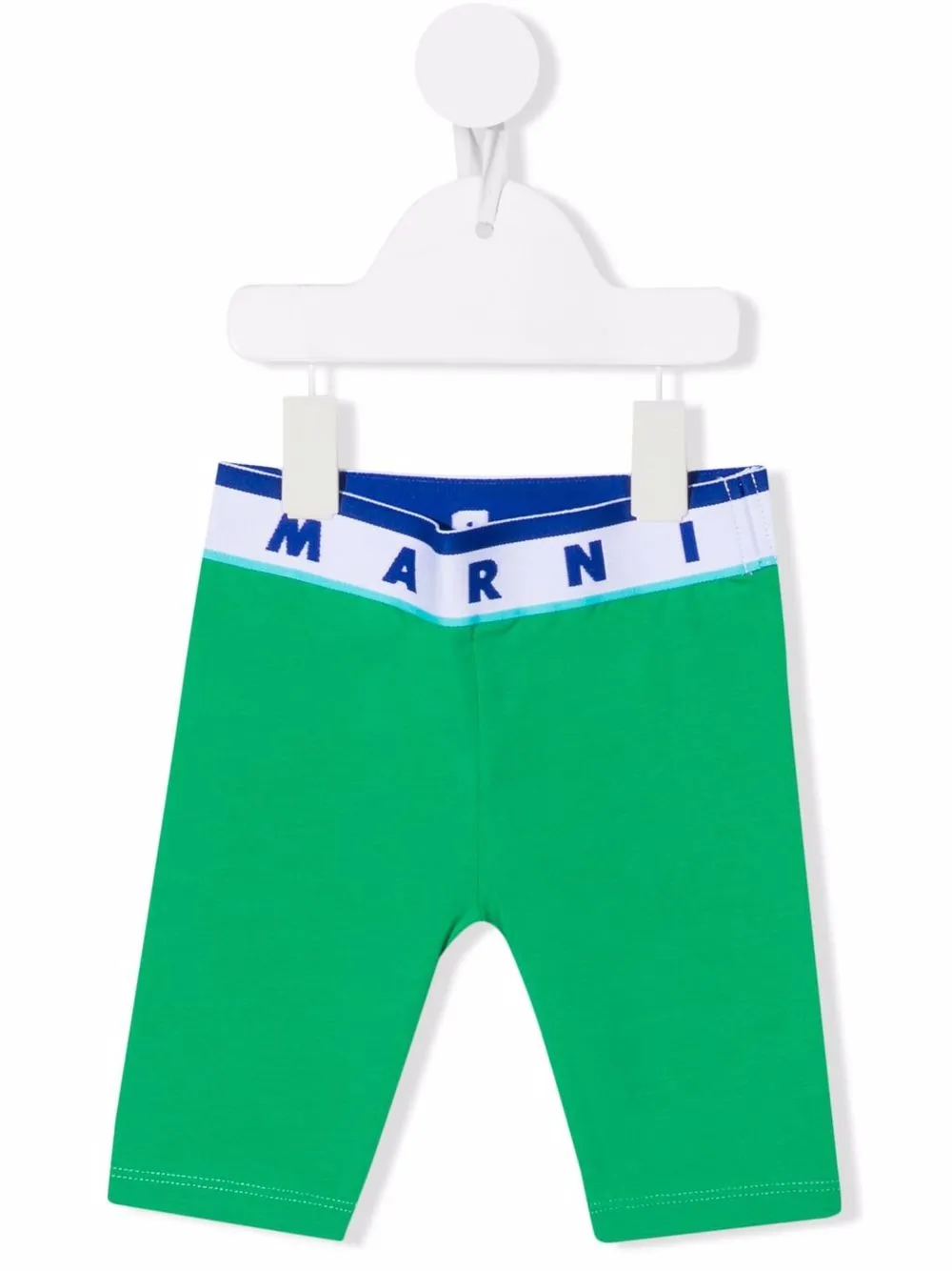 

Marni Kids leggins con logo en la pretina - Verde
