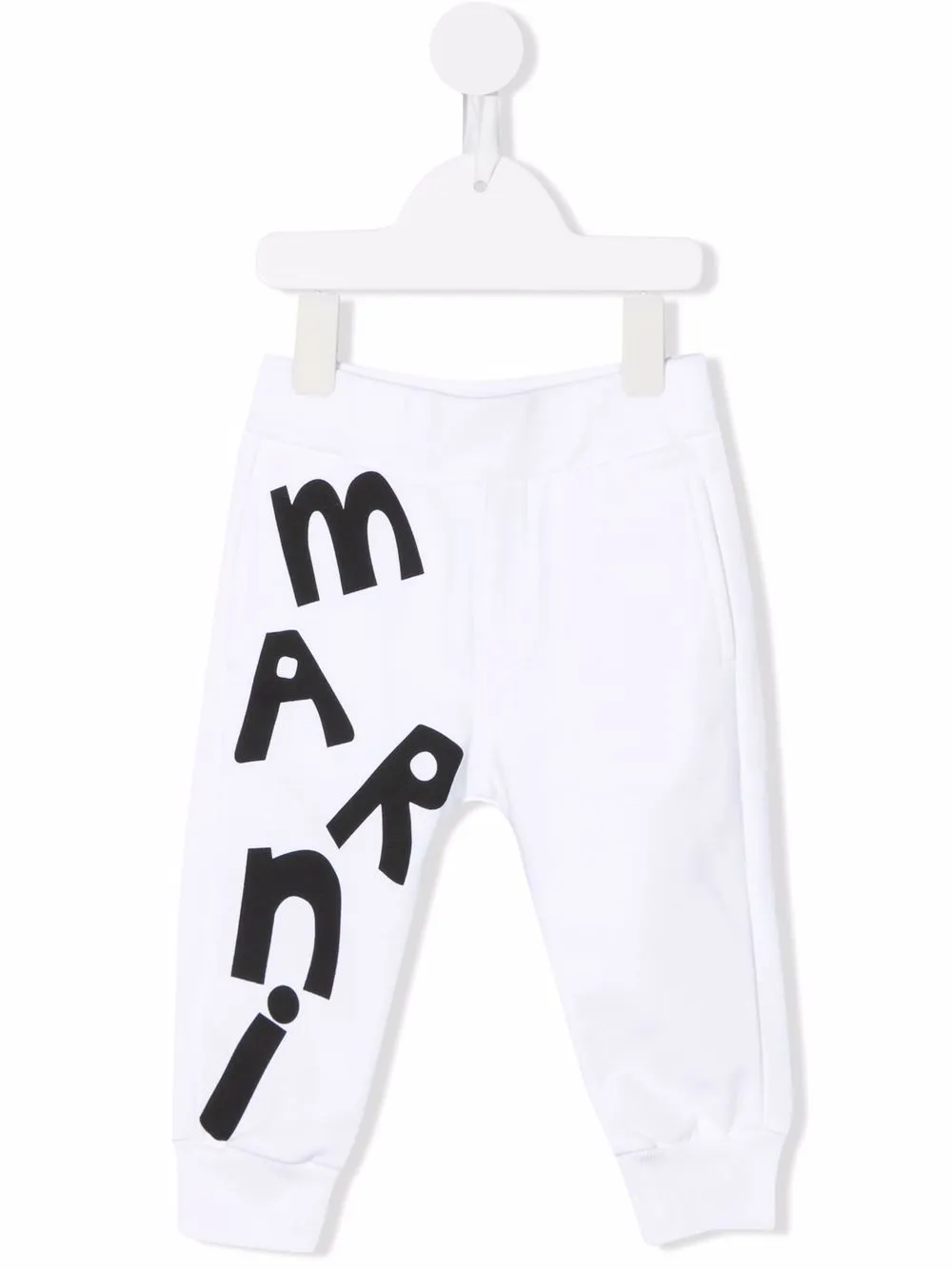 

Marni Kids pants con logo estampado - Blanco