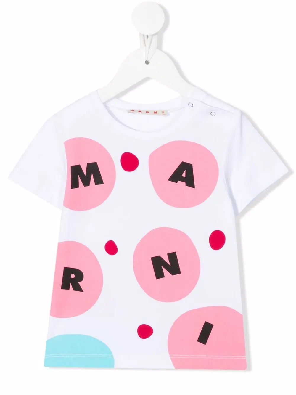 

Marni Kids logo-print T-shirt - White