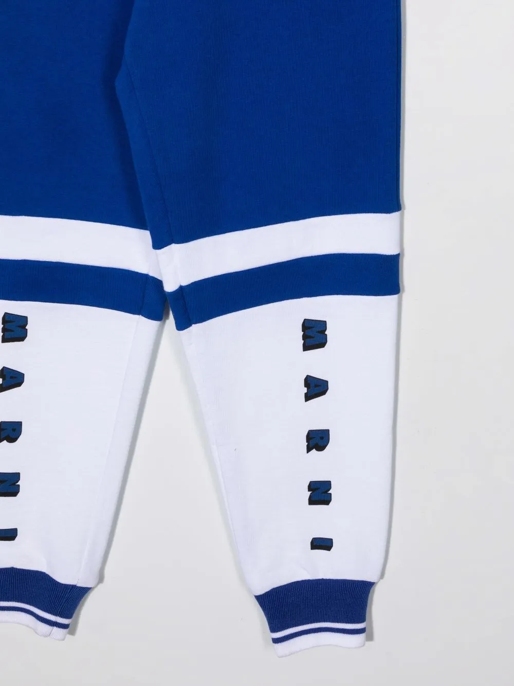  Marni Kids Hose In Colour Block Optik   Blau 