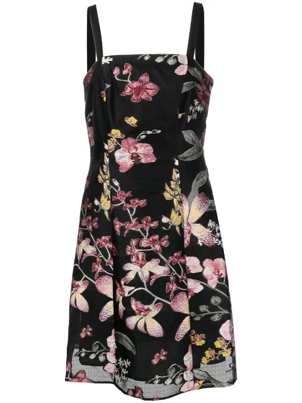 Marchesa Notte フィルクーペ フレアミニドレス | ブラック Marchesa Notte フィルクーペ フレアミニドレス | ブラック