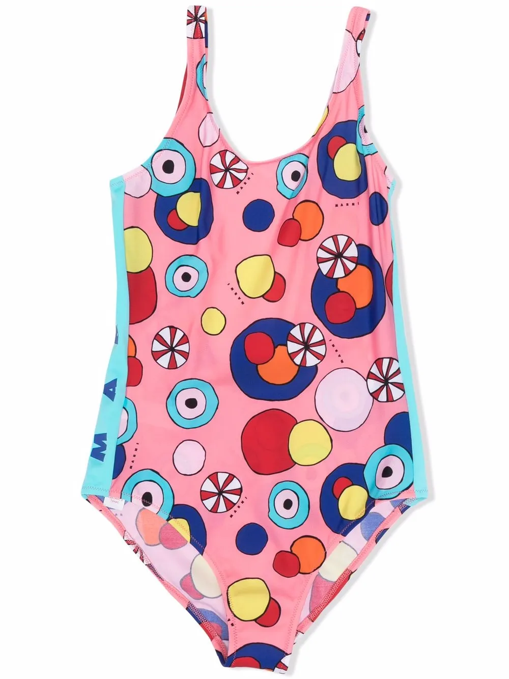 

Marni Kids TEEN geometric swimsuit - Pink