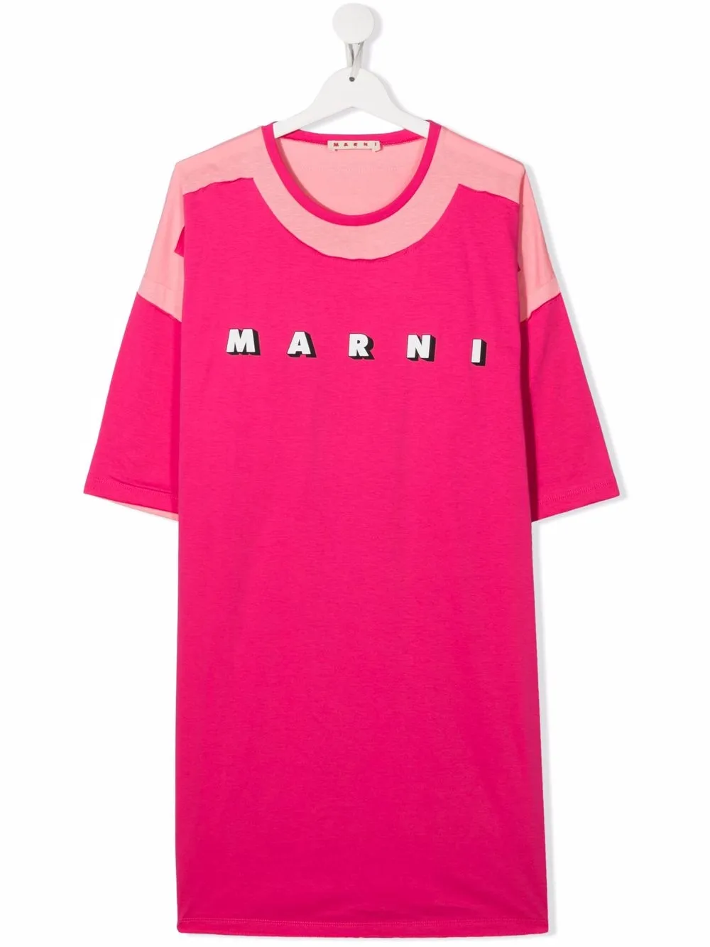 

Marni Kids TEEN logo T-shirt dress - Pink