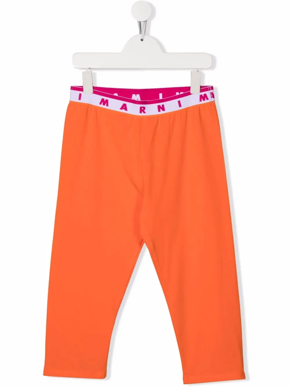 

Marni Kids leggins con logo en la pretina - Naranja