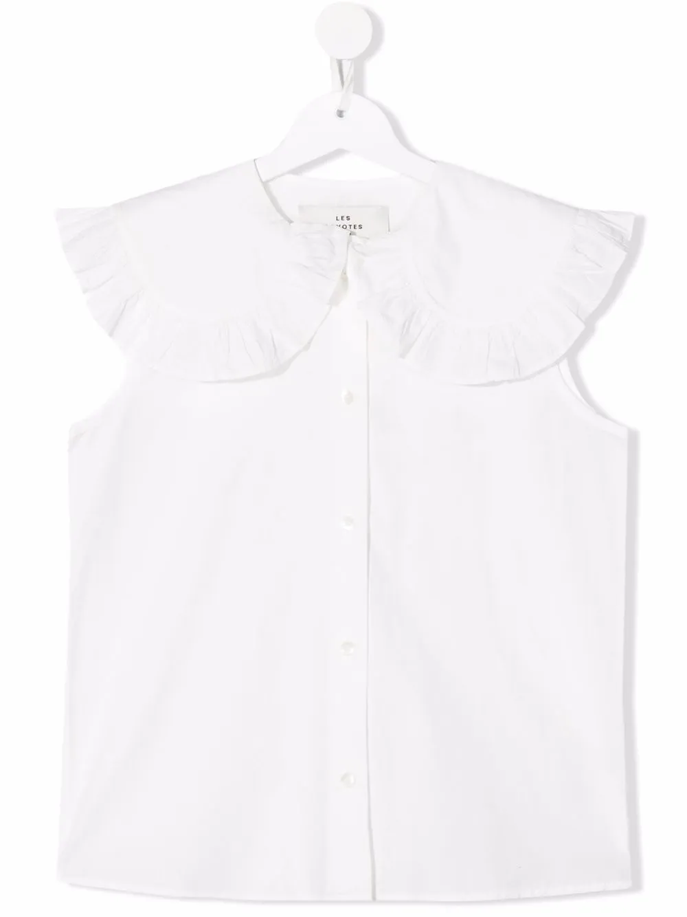 

Les Coyotes De Paris blusa con flecos en el cuello - Blanco