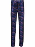 Billionaire logo-print tailored trousers - Black