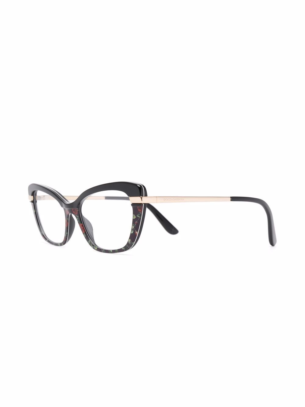 фото Dolce & gabbana eyewear очки в оправе 'кошачий глаз'