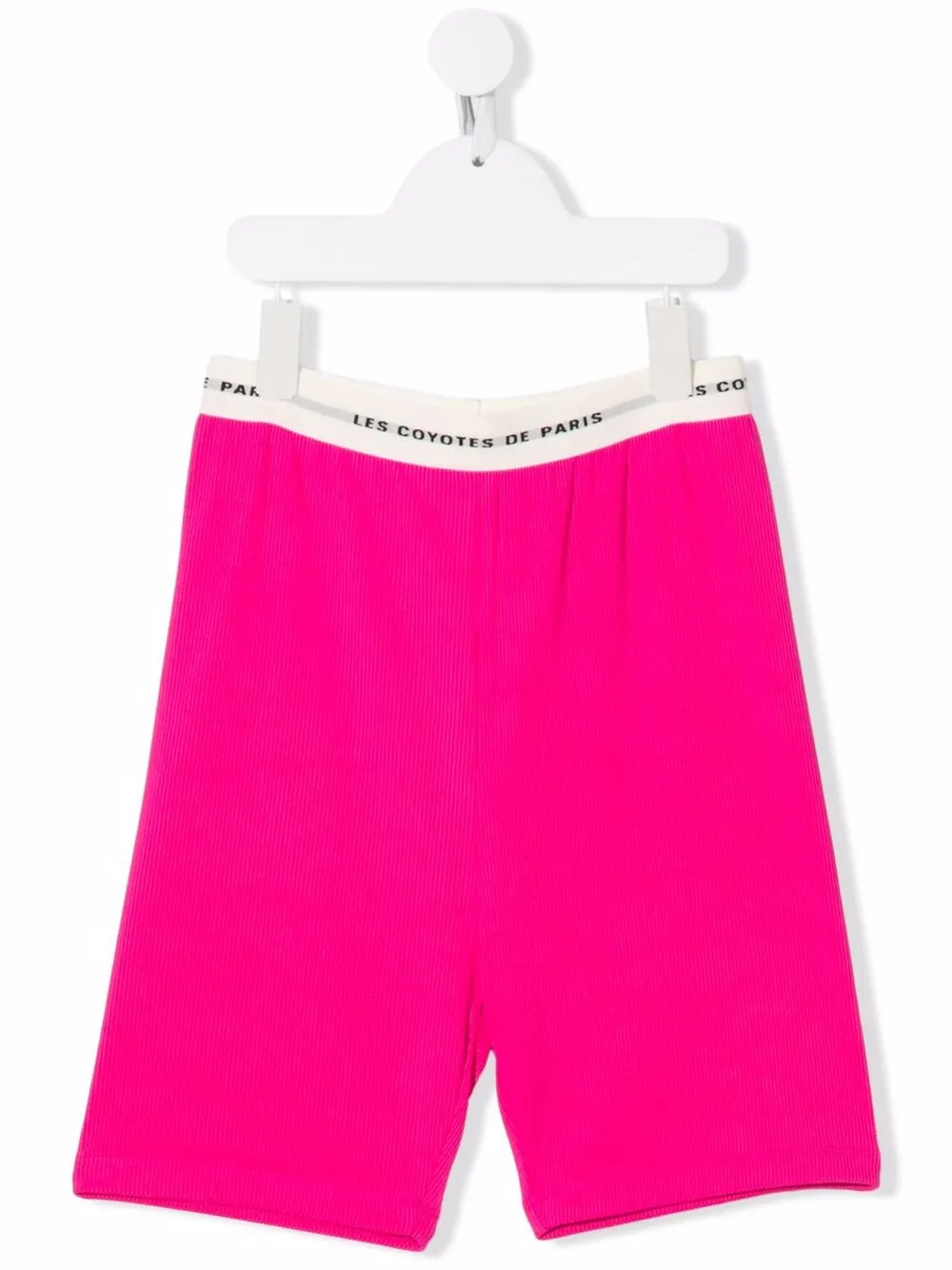 

Les Coyotes De Paris TEEN Ida logo-waistband shorts - Pink