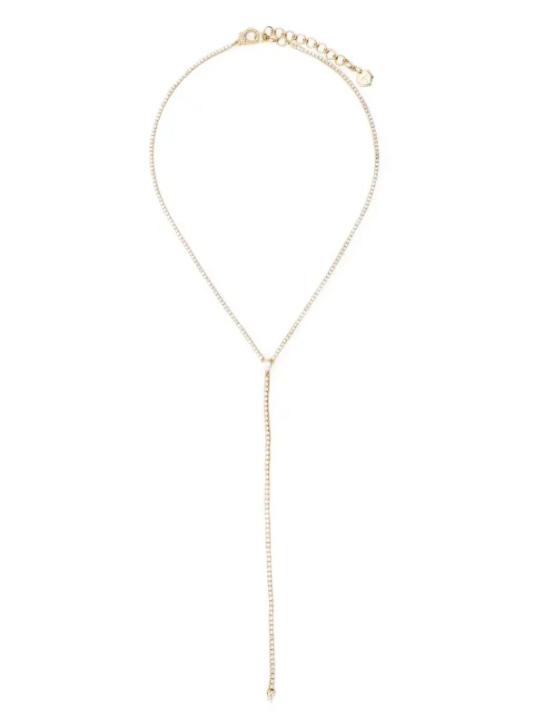 Shay 18kt Yellow Gold Infinity Diamond Necklace