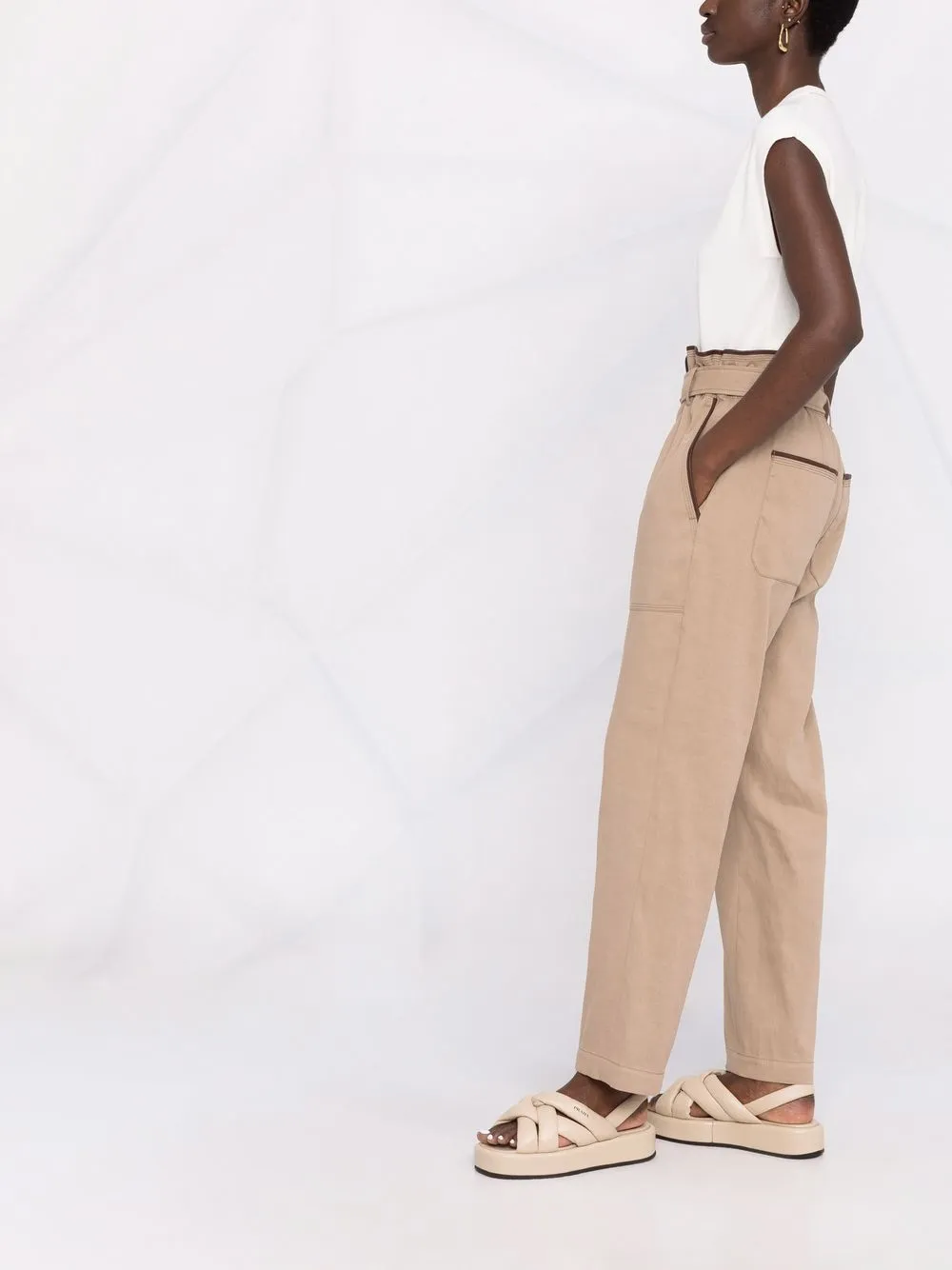 Brunello Cucinelli Kasjmier top Wit