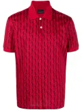 Billionaire crest logo-print polo shirt - Red
