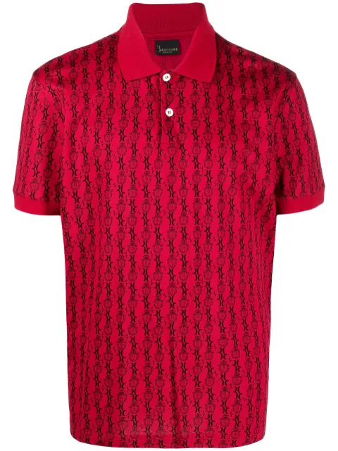 Billionaire - crest logo-print polo shirt