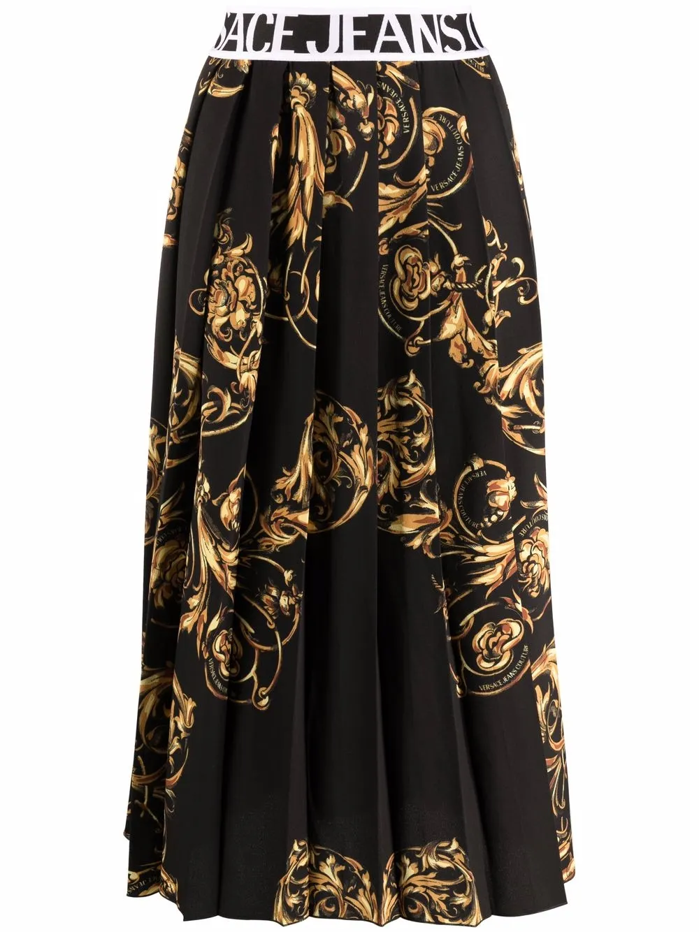 фото Versace jeans couture юбка с принтом regalia baroque