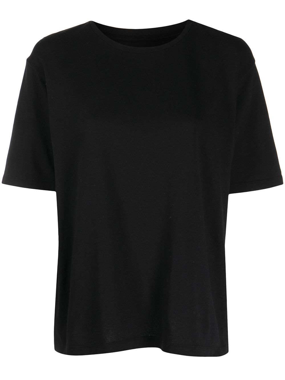 Shop Khaite The Mae Logo-appliqué T-shirt In Black