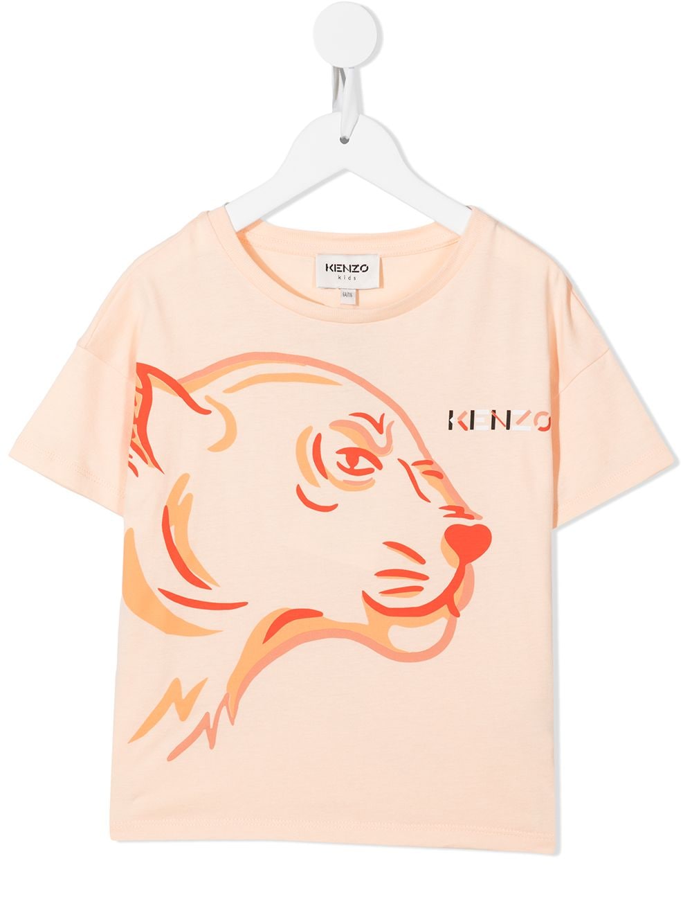 Image 1 of Kenzo Kids tiger-print short-sleeved T-shirt