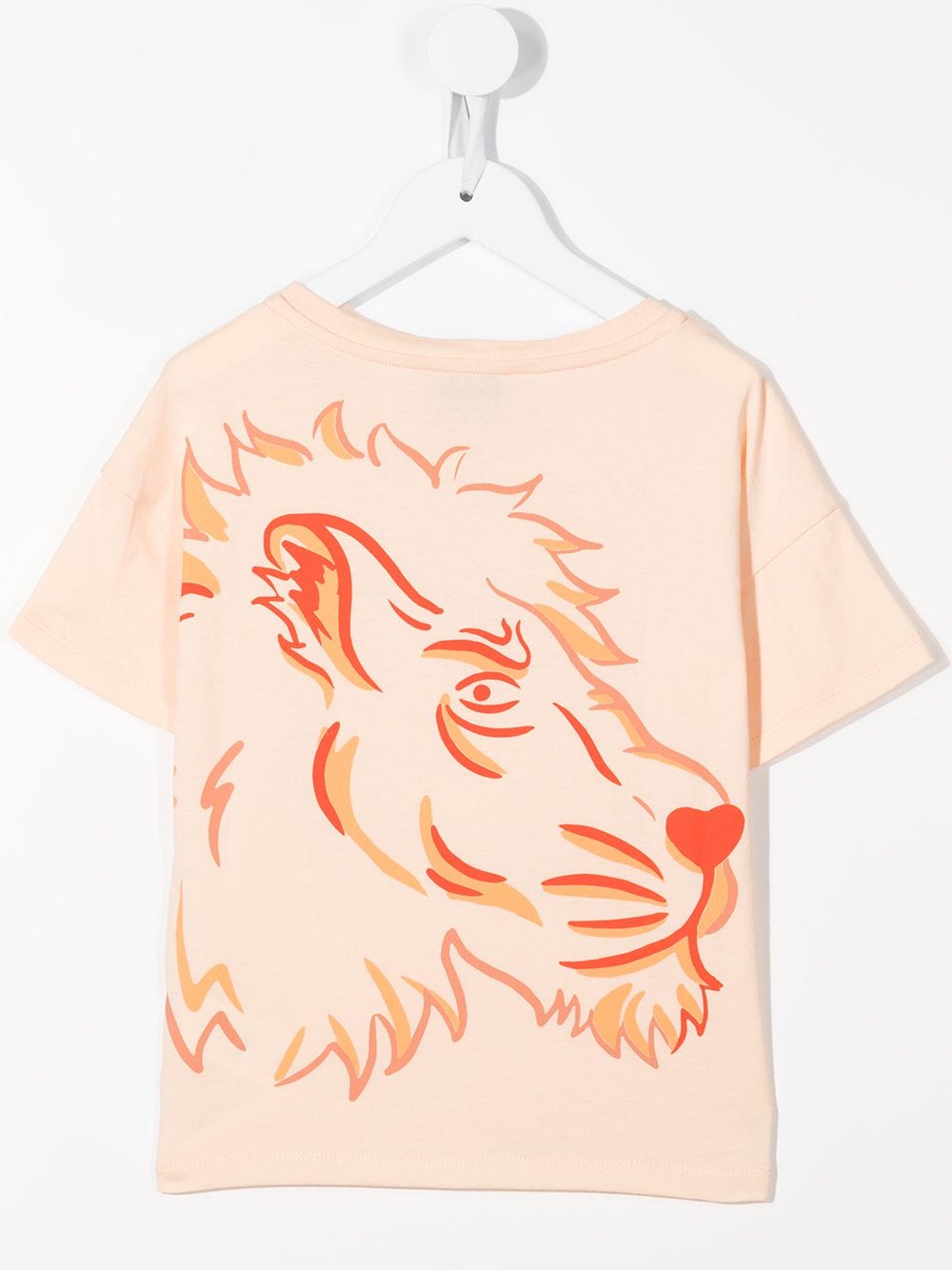 Kenzo Kids T-shirt met tijgerprint - Oranje